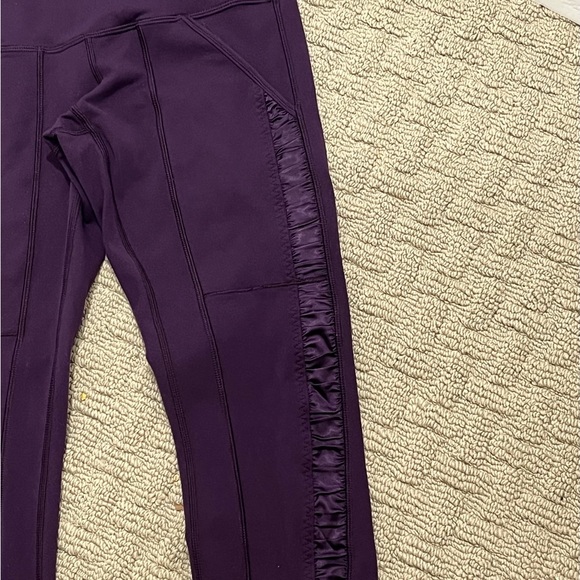 Lululemon Practice Daily Deep Purple Full Leggings Size 4 - Picture 5 of 12